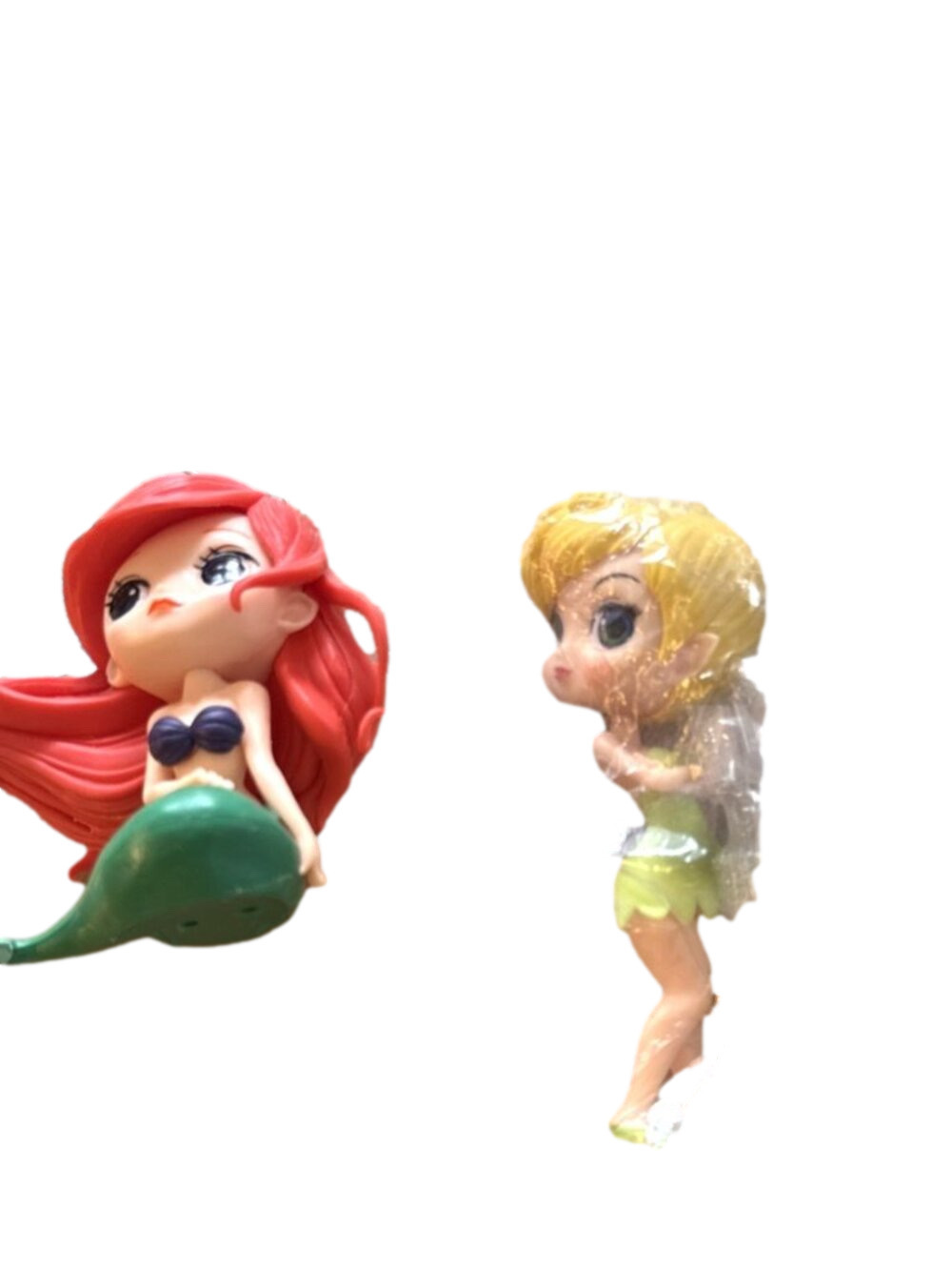 3 Lot Disney characters figures Ariel Mermaid Tinkerbell Alice in Wonderland